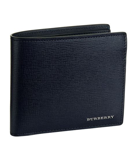 new burberry leather wallet men